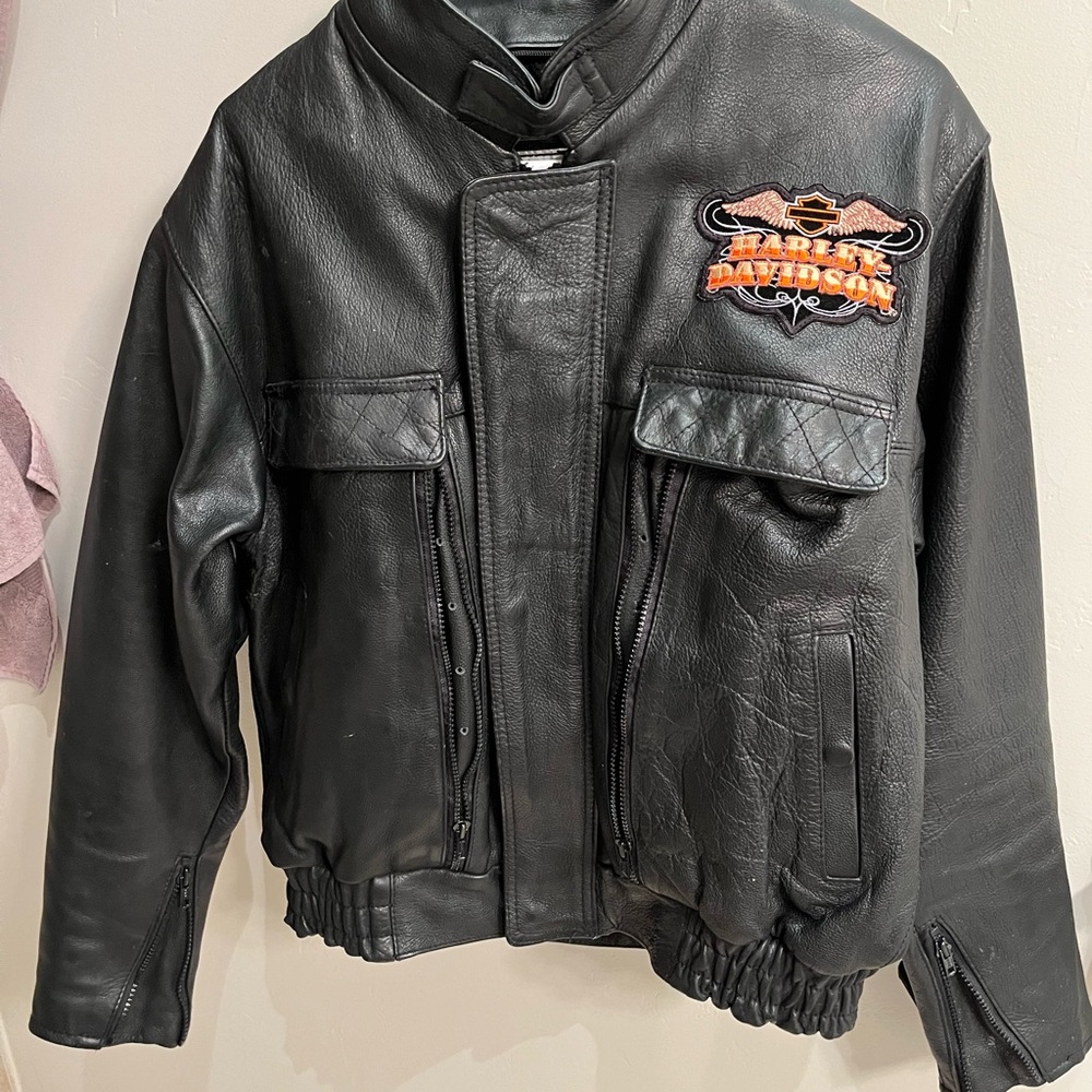 Harley Davidson Leather Biker Jacket